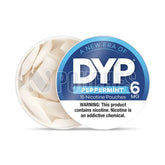 Open Box Peppermint DYP Nicotine Pouches 6mg